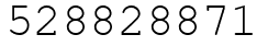 Число 528828871.