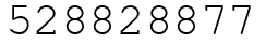 Число 528828877.