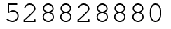 Число 528828880.