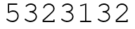 Число 5323132.