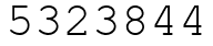 Число 5323844.