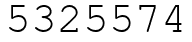 Число 5325574.
