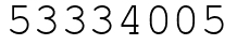 Число 53334005.