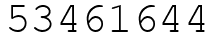 Число 53461644.