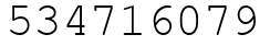 Число 534716079.