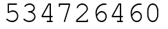 Число 534726460.