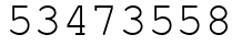 Число 53473558.