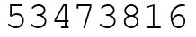 Число 53473816.
