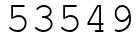 Число 53549.