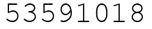 Число 53591018.