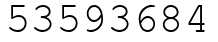 Число 53593684.