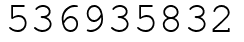 Число 536935832.
