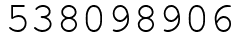 Число 538098906.