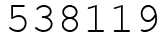 Число 538119.