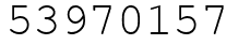 Число 53970157.