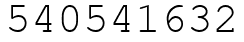 Число 540541632.