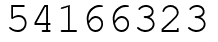 Число 54166323.