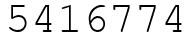 Число 5416774.