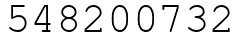 Число 548200732.