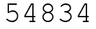 Число 54834.