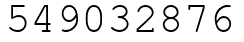Число 549032876.