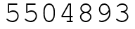 Число 5504893.
