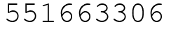 Число 551663306.