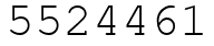 Число 5524461.