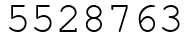 Число 5528763.