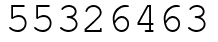 Число 55326463.