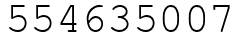 Число 554635007.