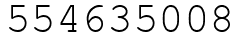 Число 554635008.