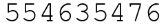Число 554635476.