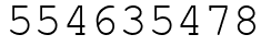 Число 554635478.