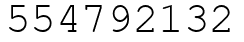 Число 554792132.