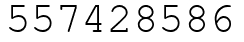 Число 557428586.