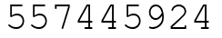 Число 557445924.