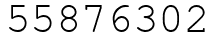 Число 55876302.