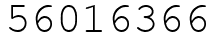 Число 56016366.