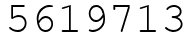 Число 5619713.