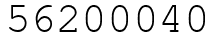 Число 56200040.