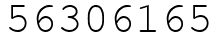 Число 56306165.