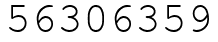 Число 56306359.