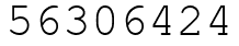 Число 56306424.