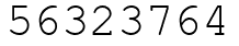 Число 56323764.