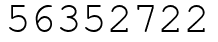 Число 56352722.