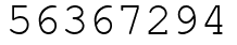 Число 56367294.