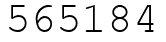 Число 565184.