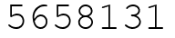 Число 5658131.