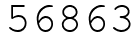 Число 56863.
